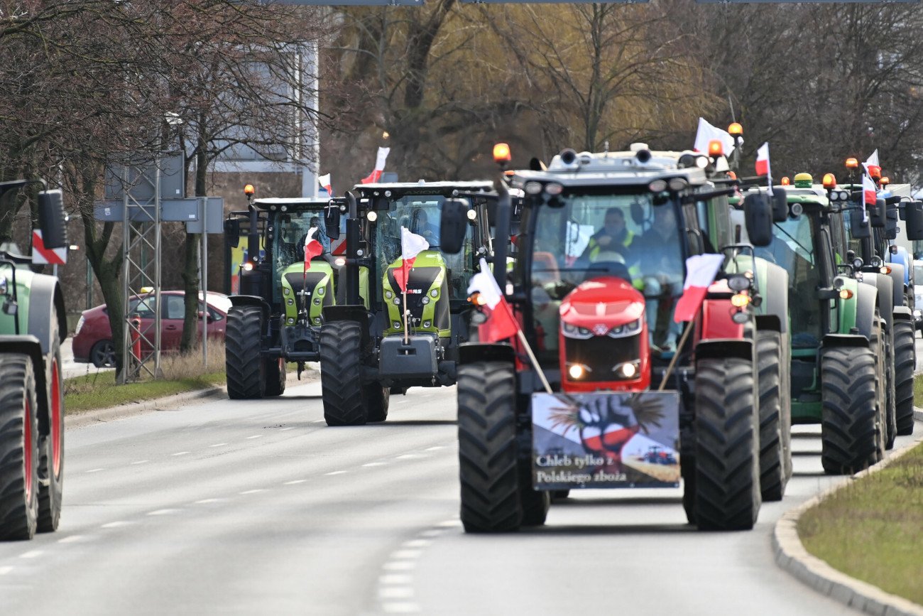 protest rolników w Gdańsku (20.02.2024)