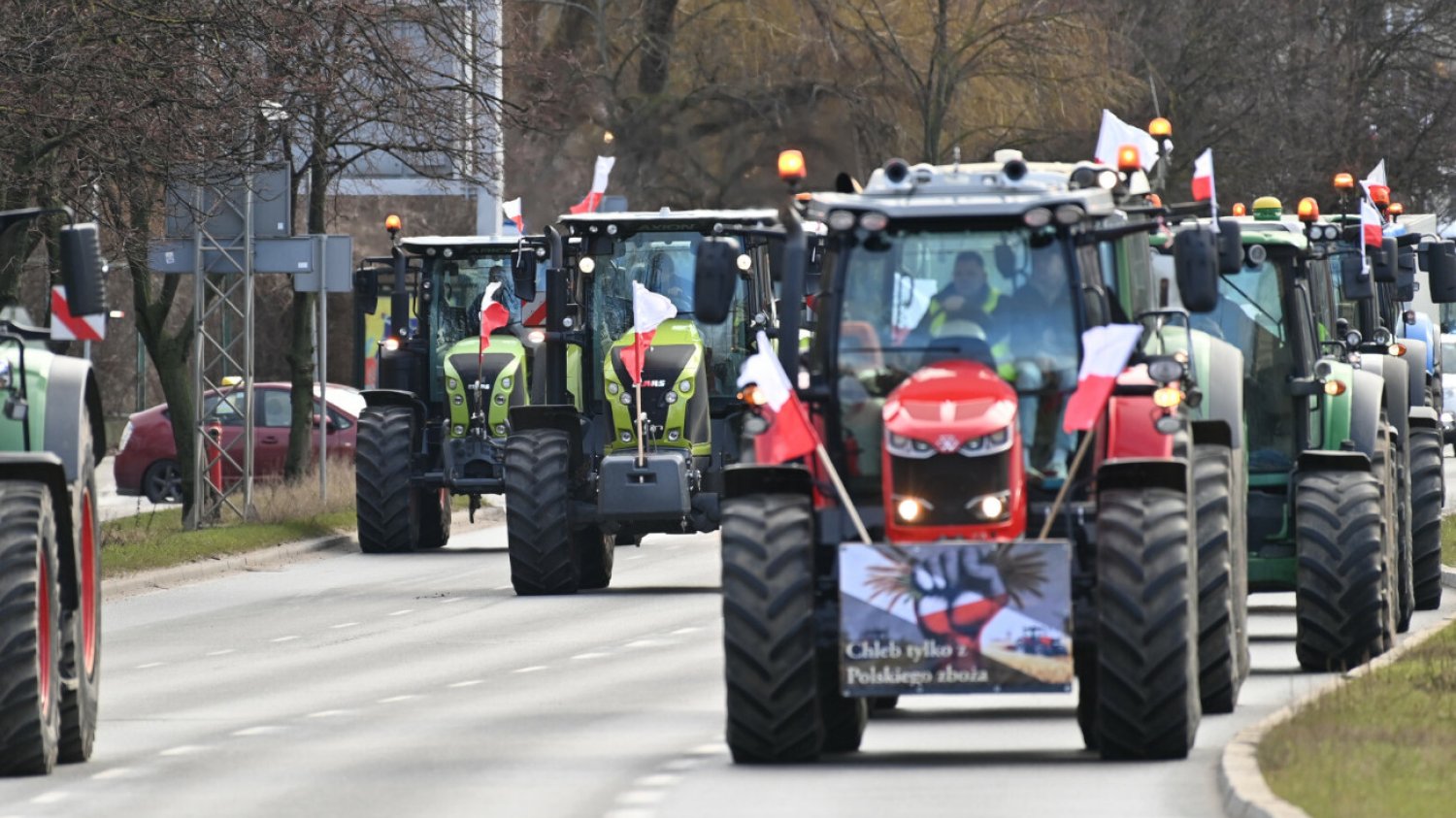 protest rolników w Gdańsku (20.02.2024)