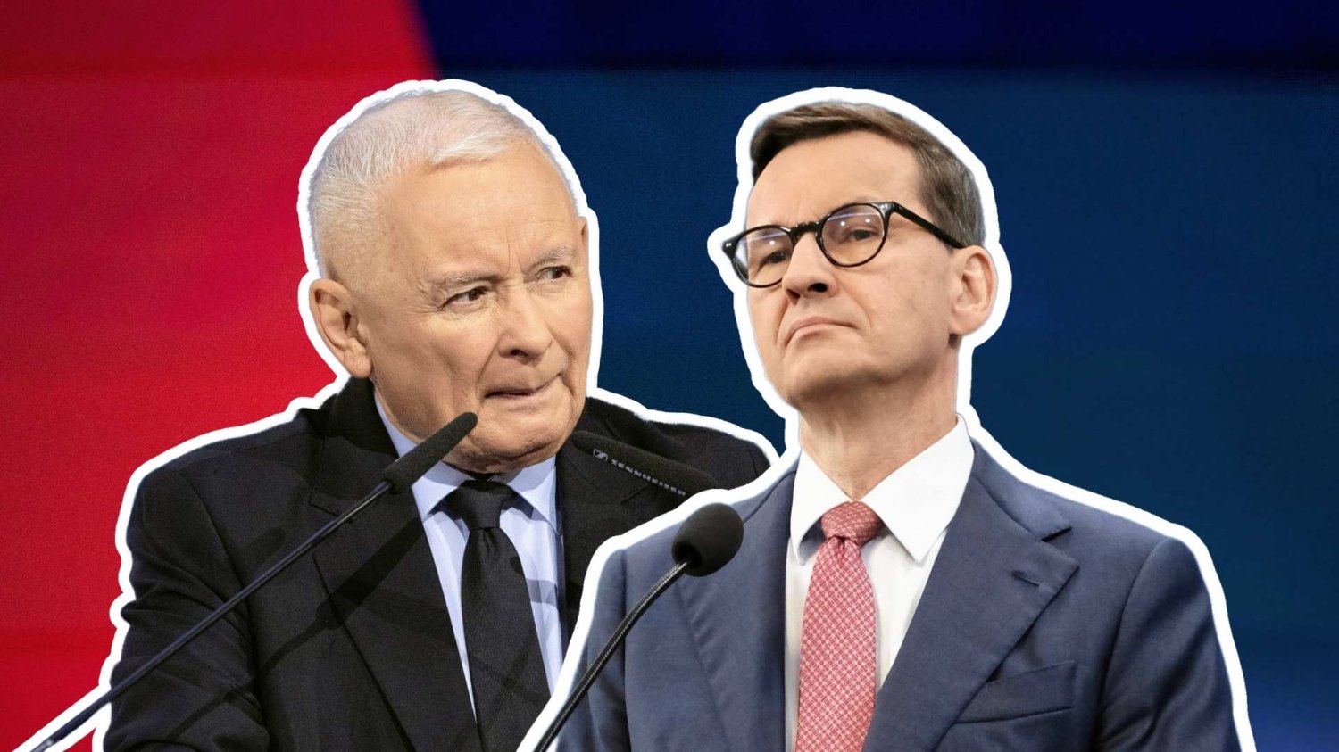 Jarosław Kaczyński, Mateusz Morawiecki.