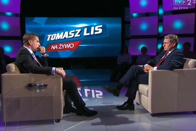 Prof. Leszek Balcerowicz był gościem programu "Tomasz Lis na żywo" na antenie TVP 2.