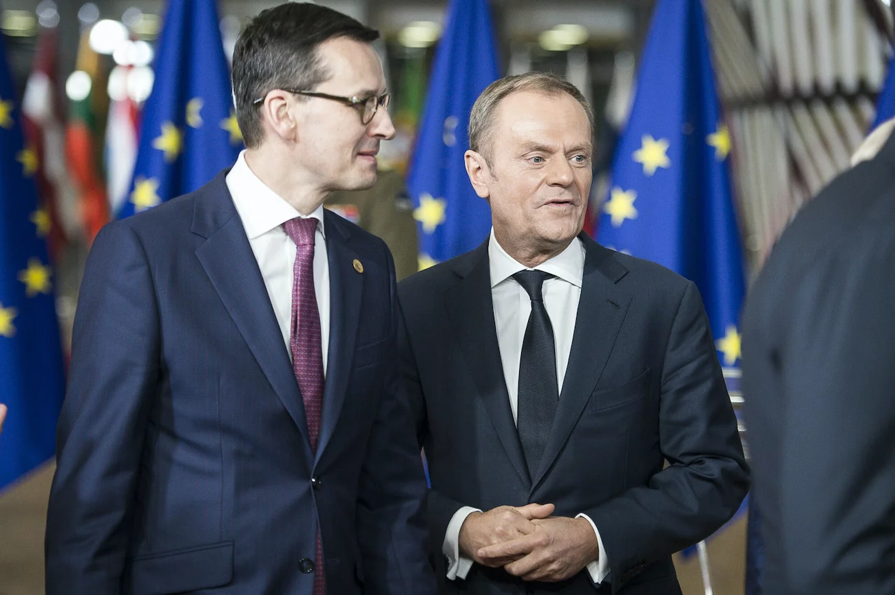 Premier Mateusz Morawiecki (PiS) wbił szpilę szefowi PO Donaldowi Tuskowi.