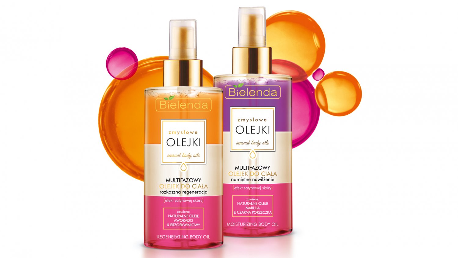 Odkryj piękny zapach i świetną, lekką formułę olejków Bielenda