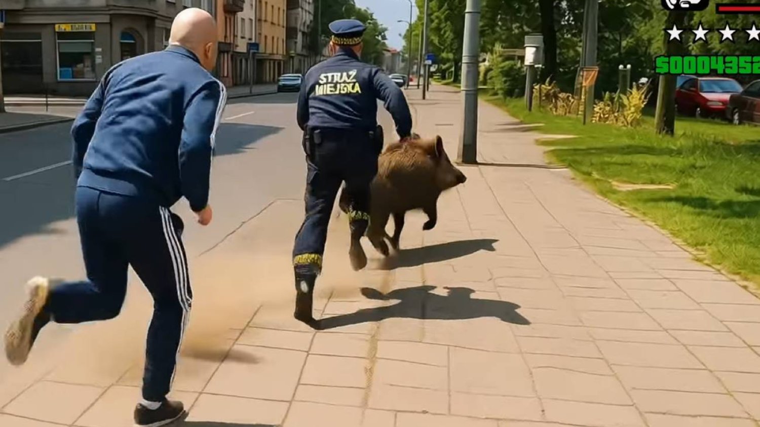 Kadr z filmiku "GTA Polska - Zwiastun".