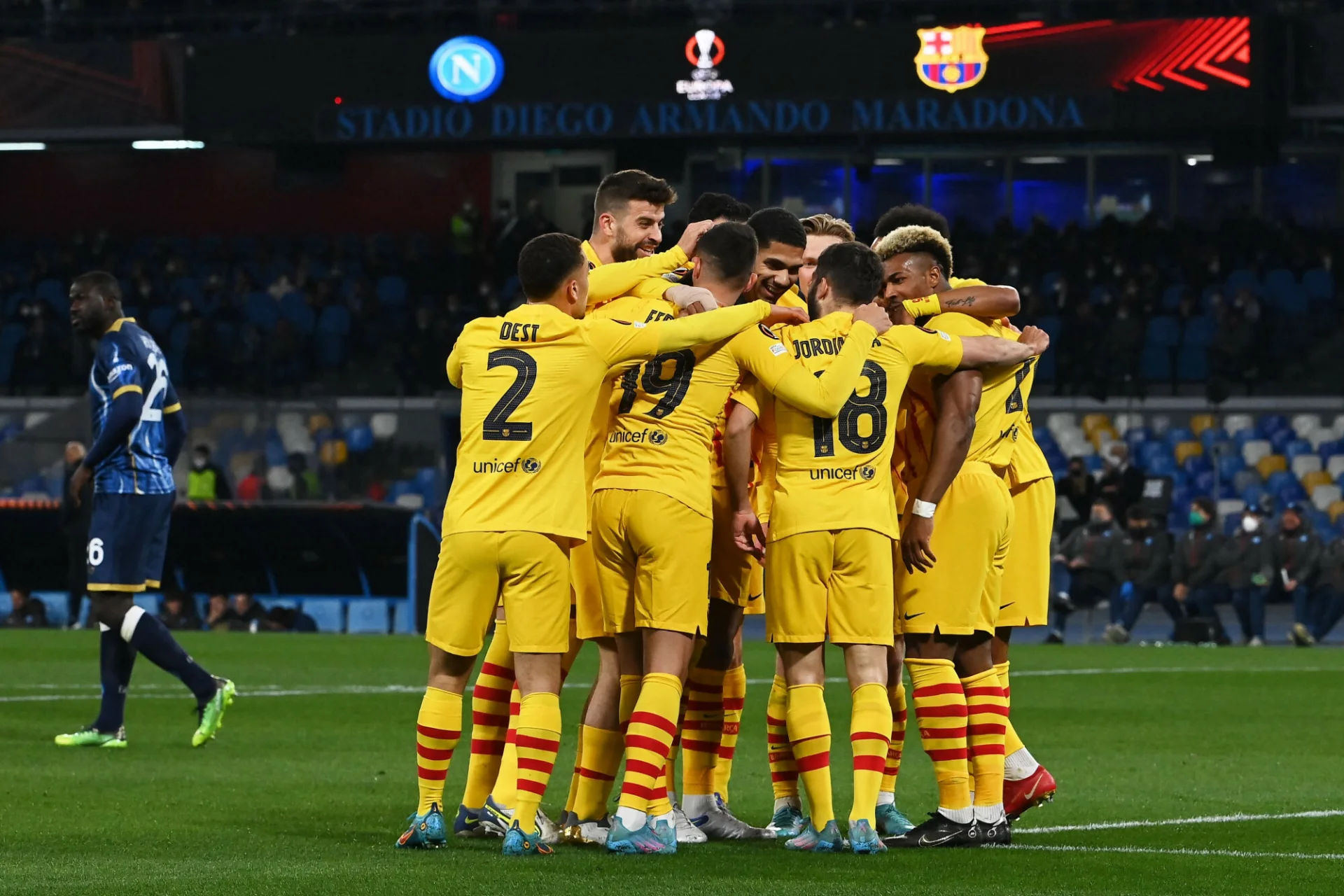 FC Barcelona efektownie wygrała na wyjeździe z SSC Napoli i ma awans do 1/8 finału Ligi Europy