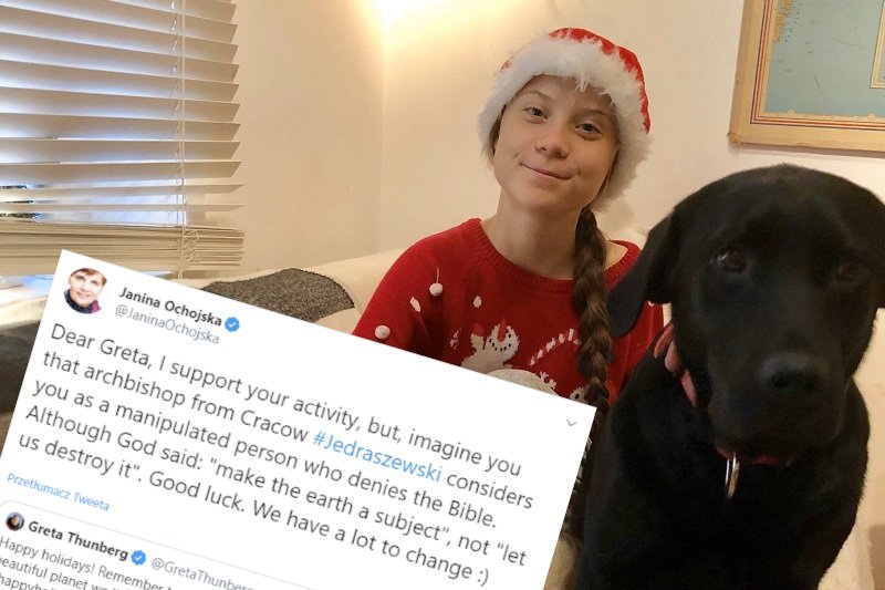 Janina Ochojska napisała do Grety Thunberg.