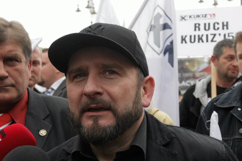 Poseł Kukiz'15 Piotr Liroy-Marzec