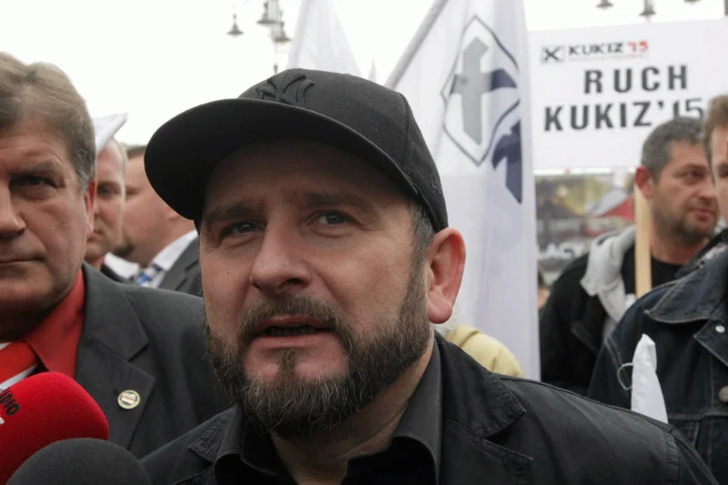 Poseł Kukiz'15 Piotr Liroy-Marzec