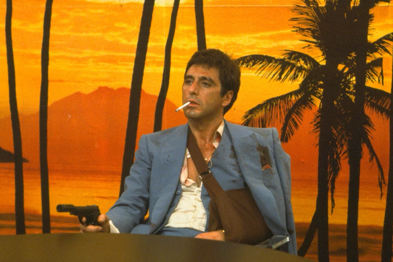 Al Pacino w filmie "Człowiek z blizną".