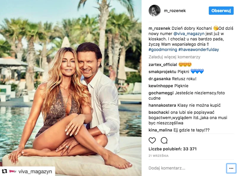 „Przedstawiono ją jako osobą, która stawia karierę ponad rodzinę. Ją, która wszystko zrobi dla rodziny” – mówi Radosław Majdan w wywiadzie dla „Vivy”