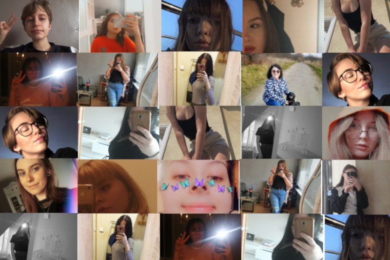 Dziewczyny publikują swoje zdjęcia, żeby pokazać, że akceptują siebie.