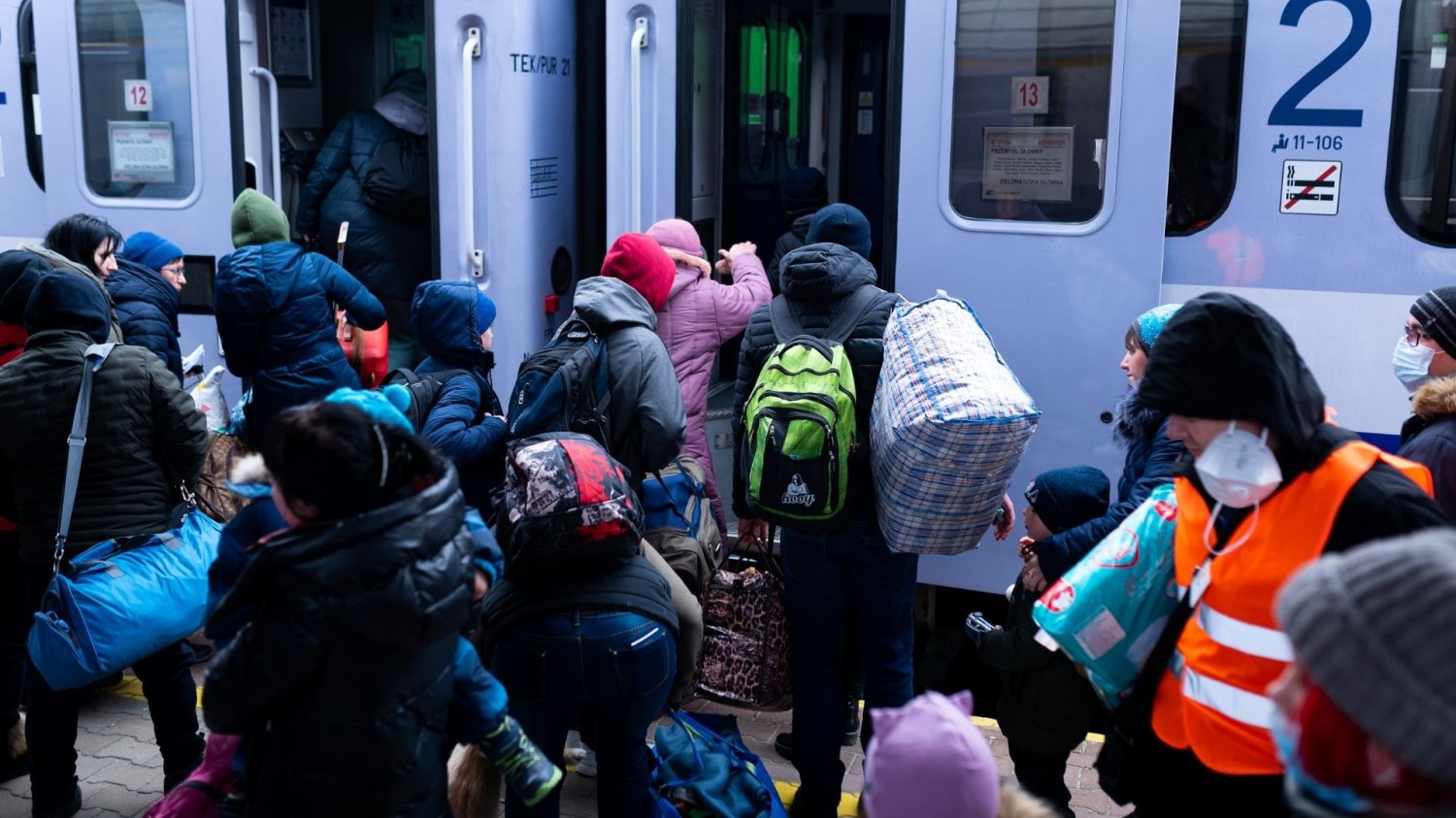Nowe zasady wjazdu dla pociągów z Ukrainy Pociągi z Ukrainy będą kontrolowane jeszcze w trakcie przejazdu
