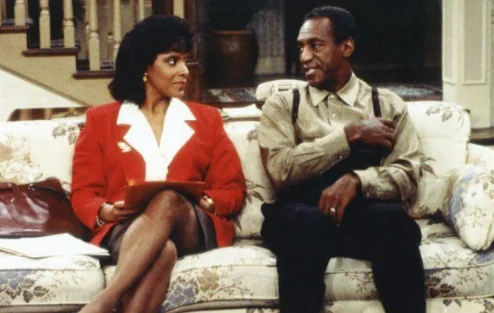 Cosby ze swoją serialową żoną.