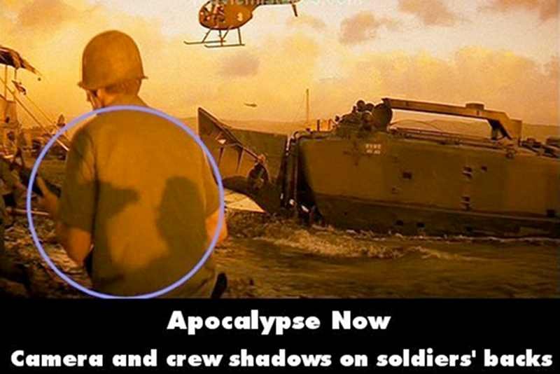 Cienie ekipy na plecach żołnierza to jedna z wielu pomyłek "Czasu Apokalipsy"