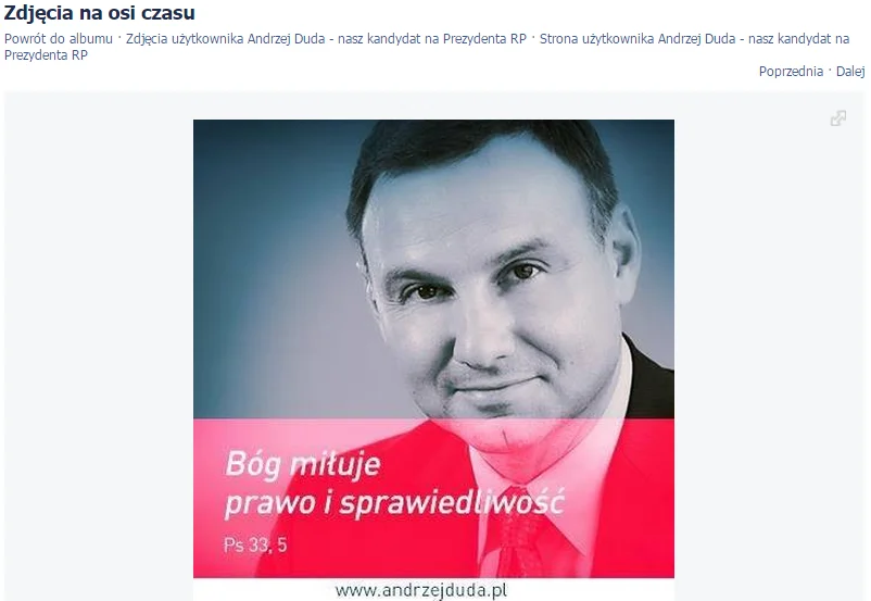 Kandydat PiS na prezydenta cieszy się wsparciem Wszechmocnego?