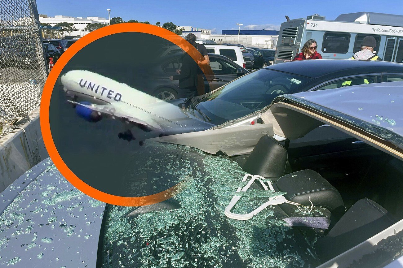 Boeing 777 stracił oponę podczas startu. Szkody na ziemi są ogromne [WIDEO]