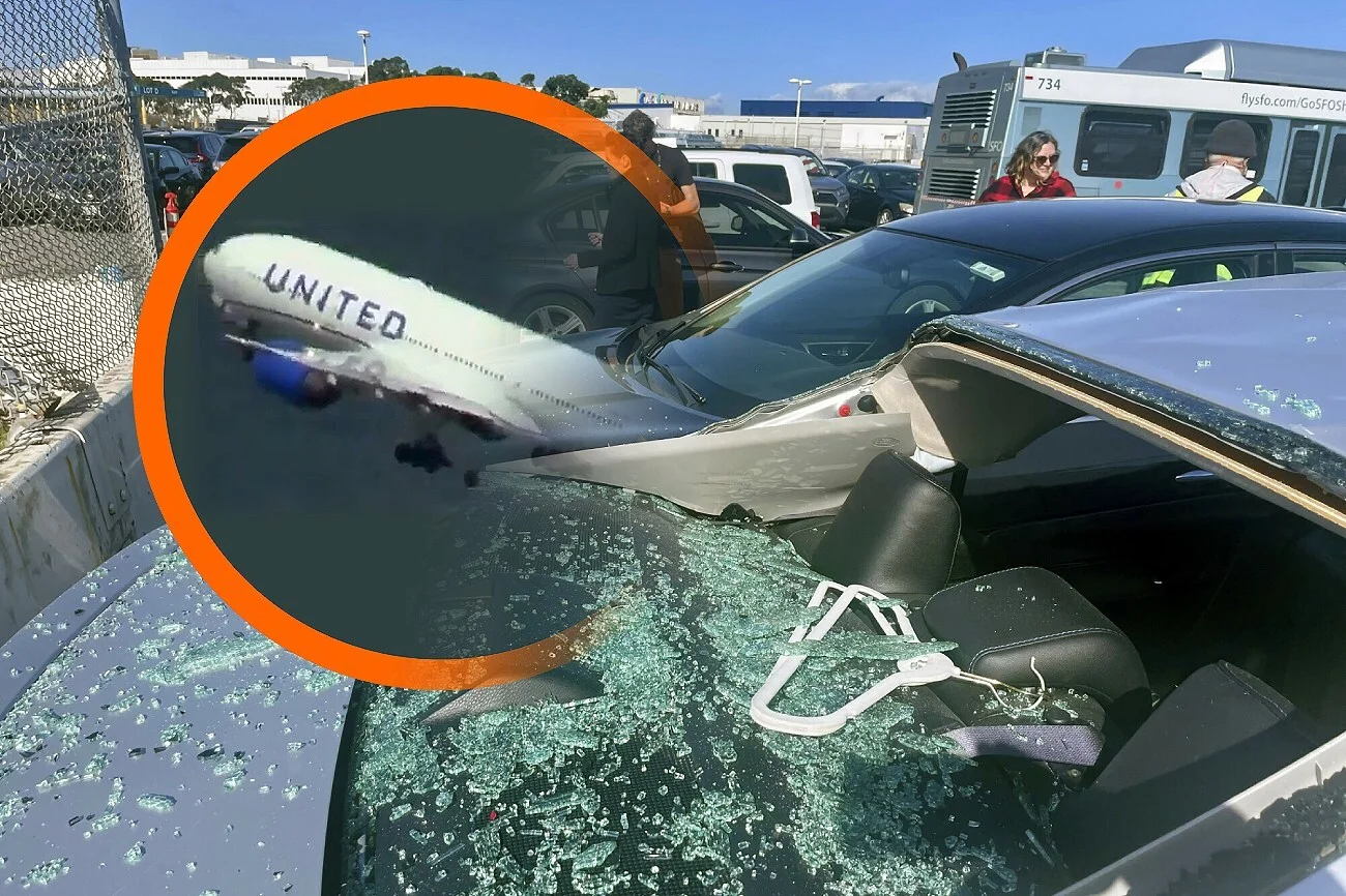 Boeing 777 stracił oponę podczas startu. Szkody na ziemi są ogromne [WIDEO]