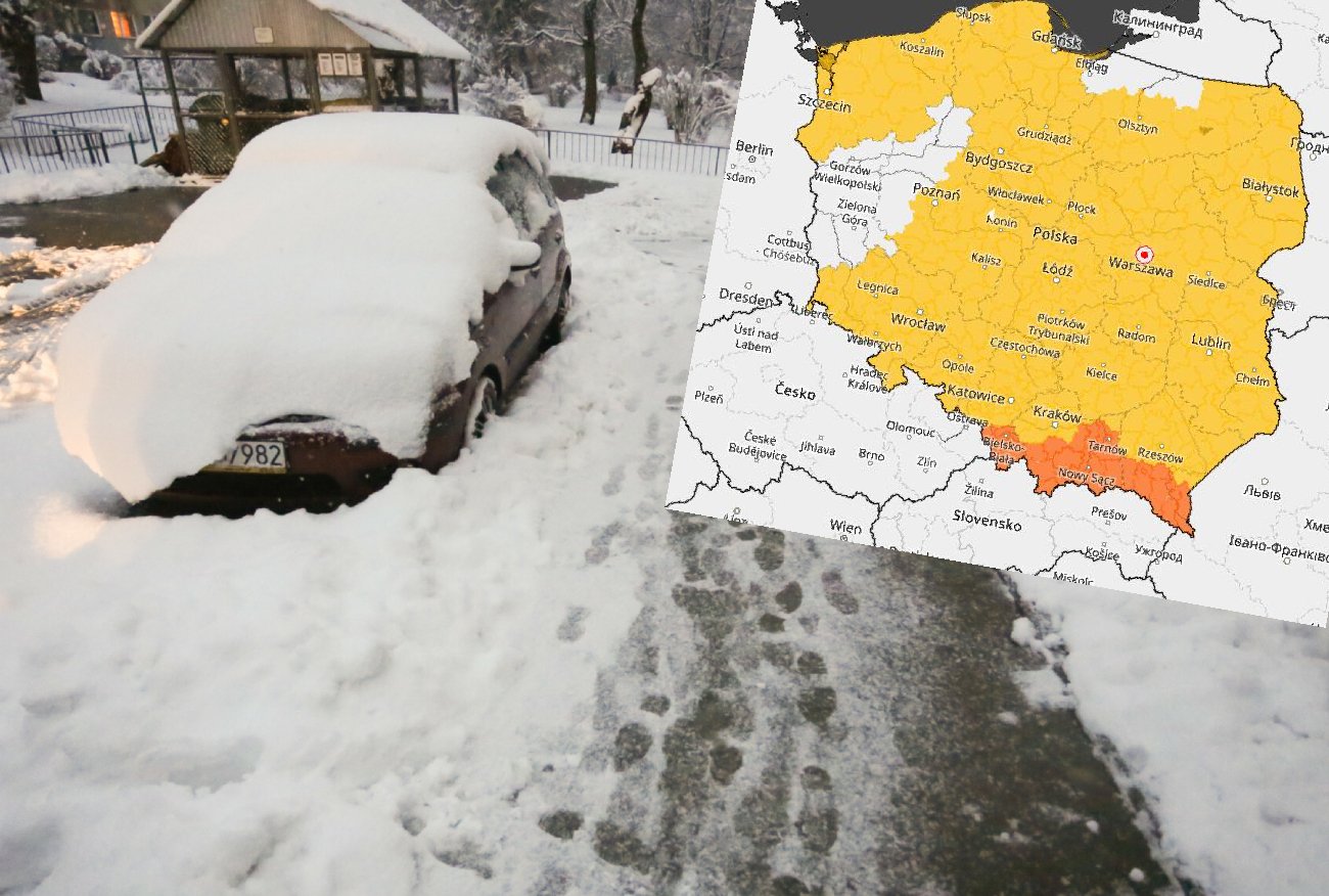 Pogoda w Polsce da nam w kość. IMGW ostrzega przed śnieżycami i zamieciami.