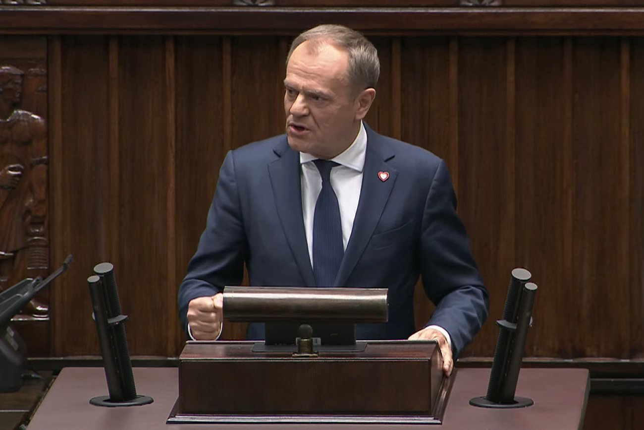 Tusk został premierem. Oto, jego pierwsze wystąpienie.