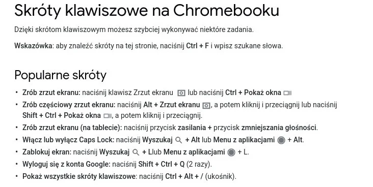 Jak zrobić zrzut ekranu na laptopie? Screenshot na Chromebooku [INSTRUKCJA]