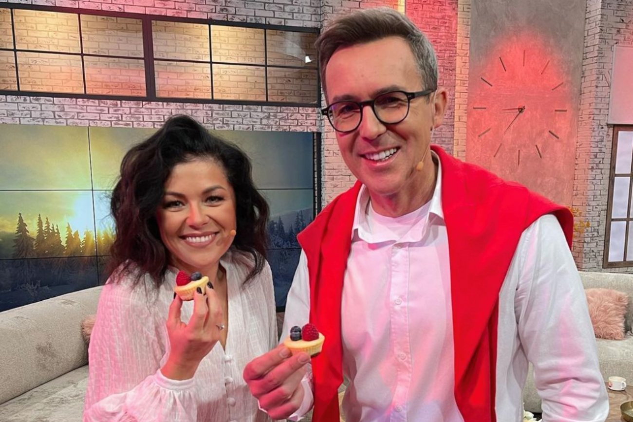 Nowe zdjęcie Cichopek i Kurzajewskiego. Pozują na planie TVP