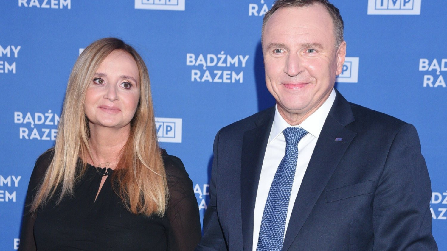 Jacek Kurski z żoną Joanną