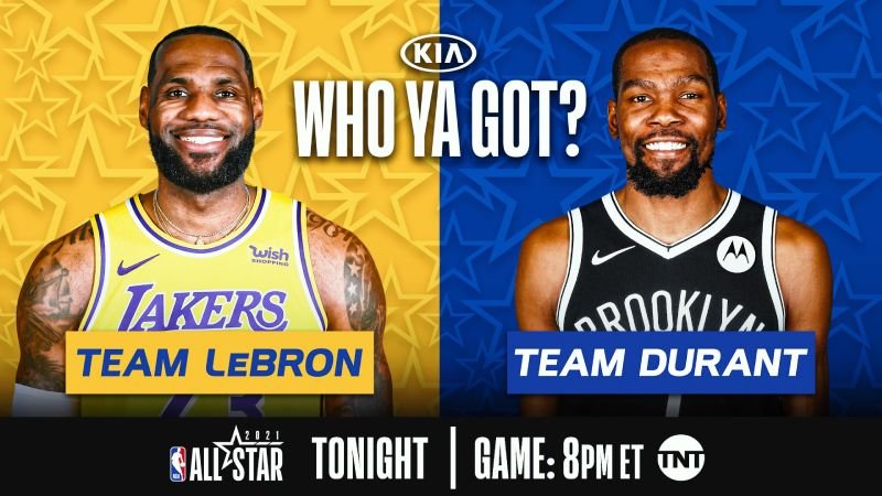 W Meczu Gwiazd NBA zmierzyły się drużyny LeBrona Jamesa i Kevina Duranta