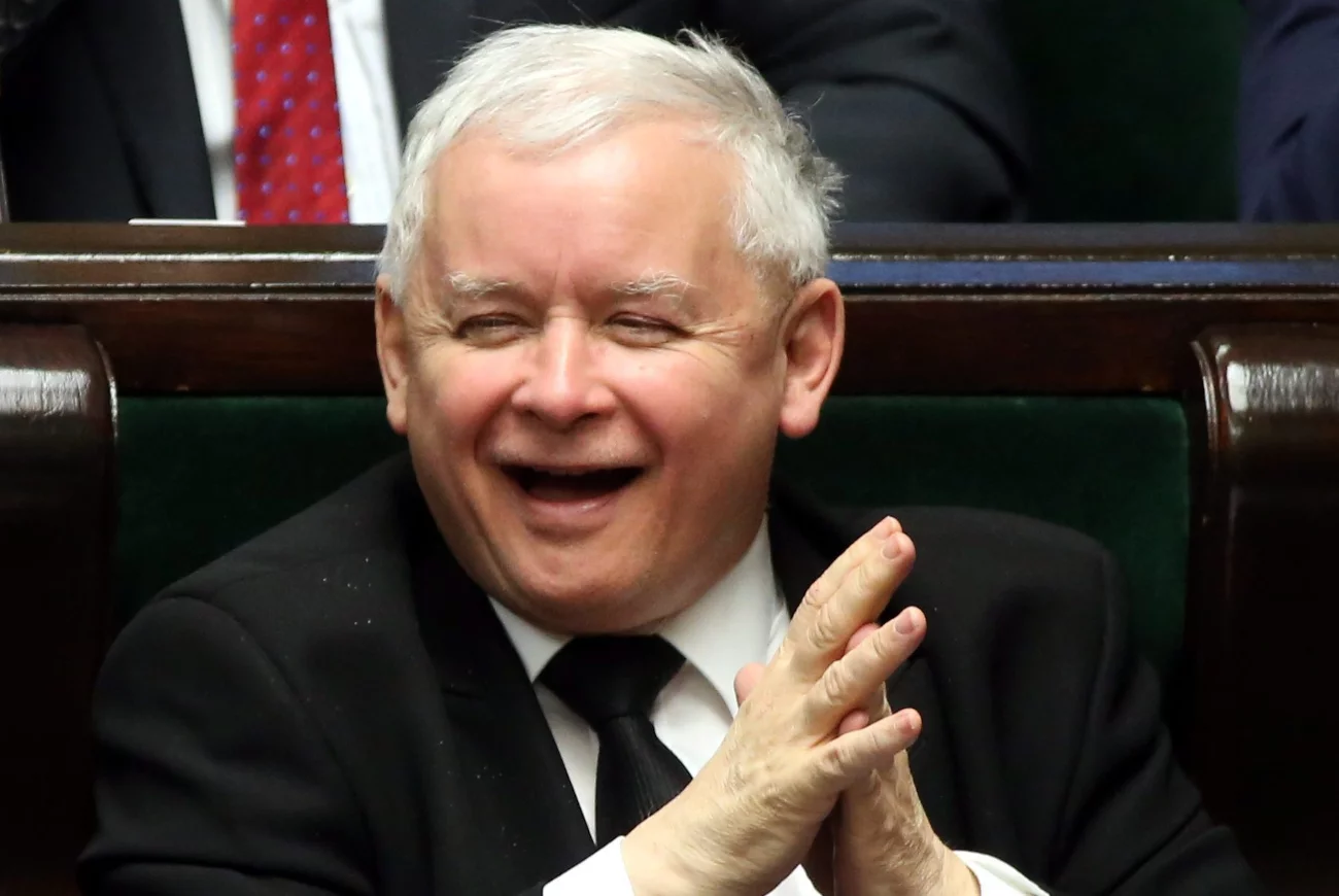 Jarosław Kaczyński w sejmie.