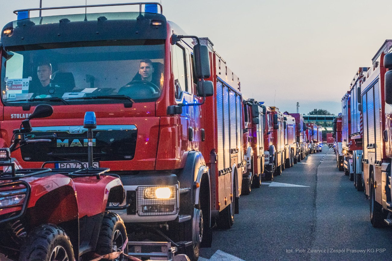 Polscy strażacy dotarli do Grecji.