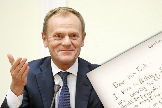 Donald Tusk dostał uroczą laurkę od 6-latki