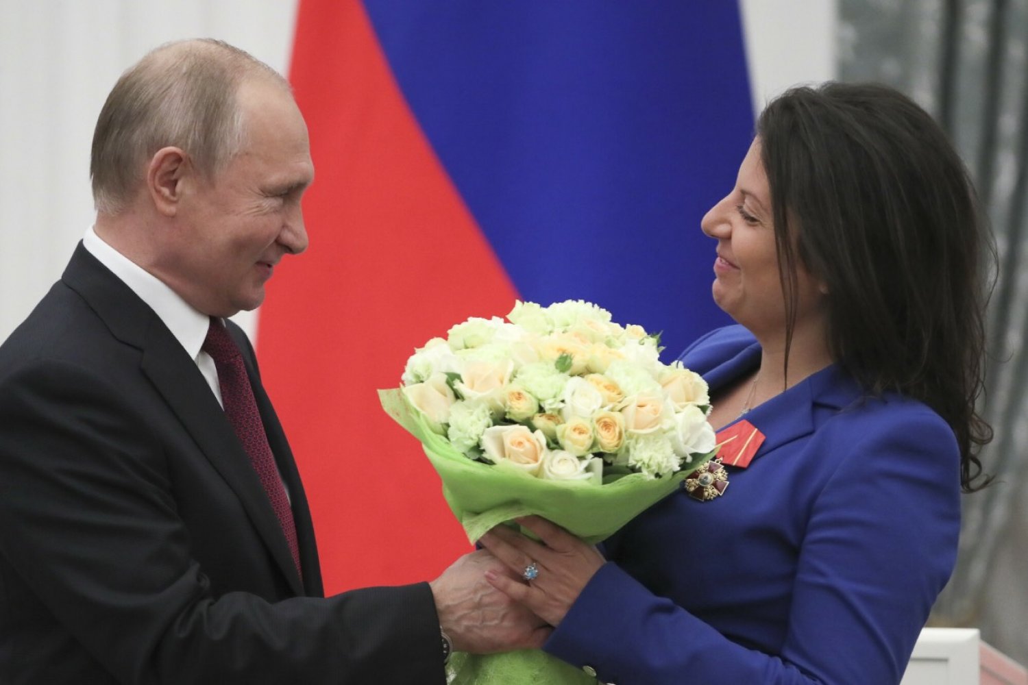 Władimir Putin i Margarita Simonjan