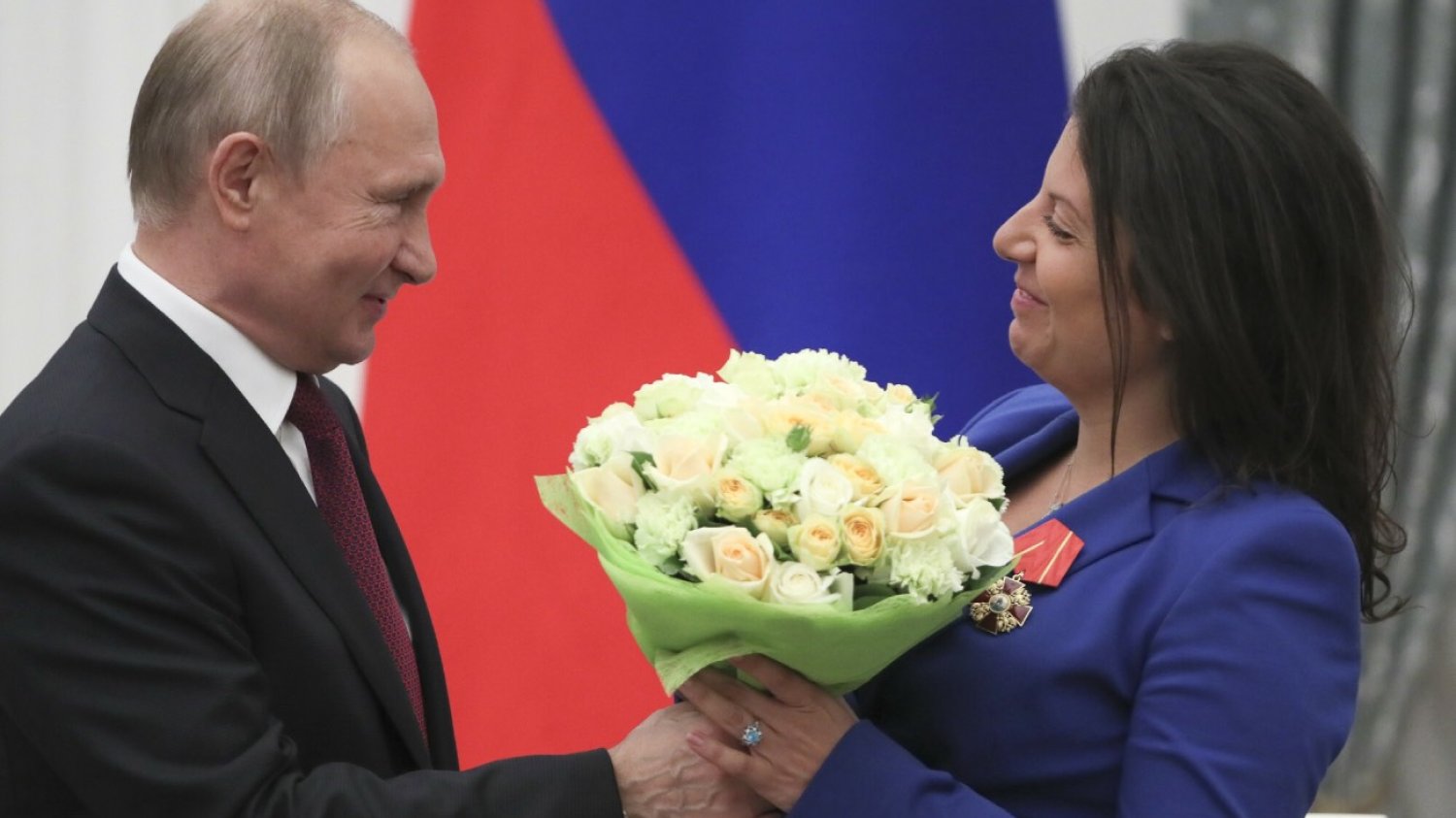 Władimir Putin i Margarita Simonjan