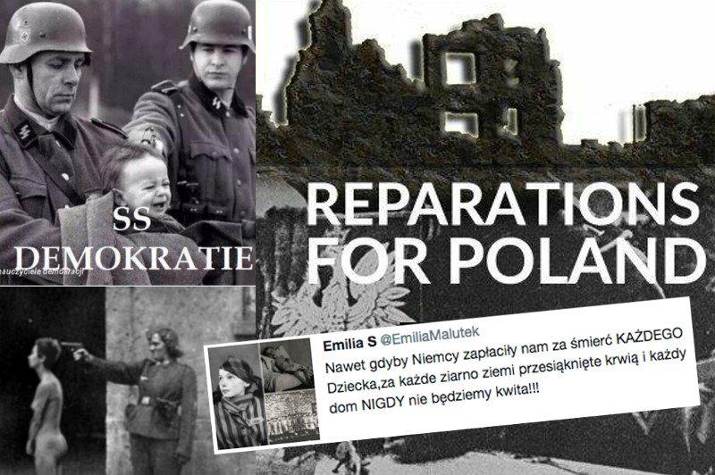 Drastyczne zdjęcia mają udowodnić, że Polska jednak ma prawo domagać się reparacji wojennych od Niemiec.