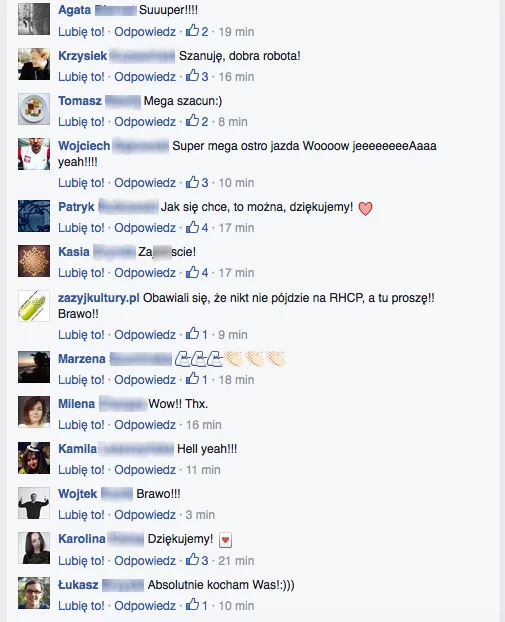 Internauci reagują na utworzenie Strefy Kibica w trakcie Open'era.