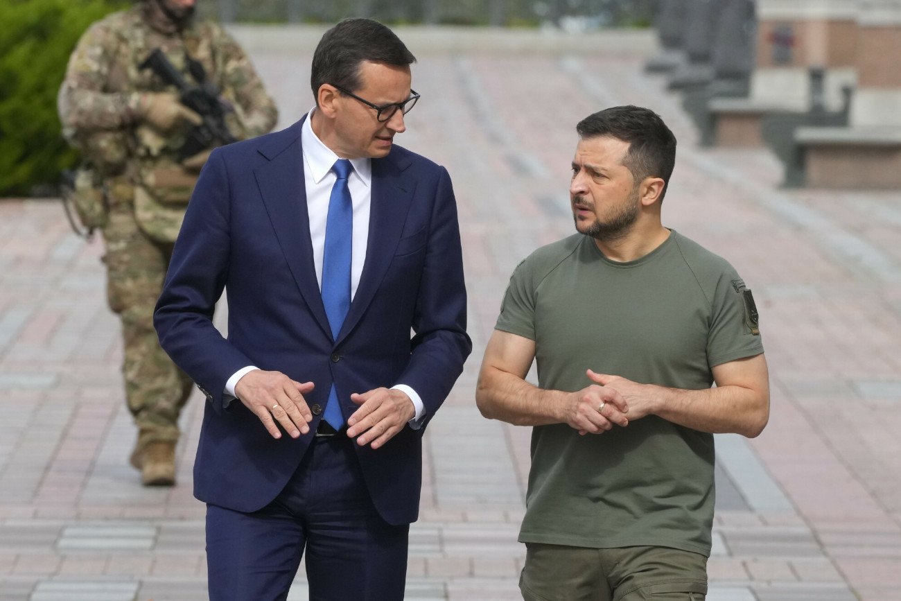 Mateusz Morawiecki spotkał się w Kijowie z Wołodymyrem Zełenskim