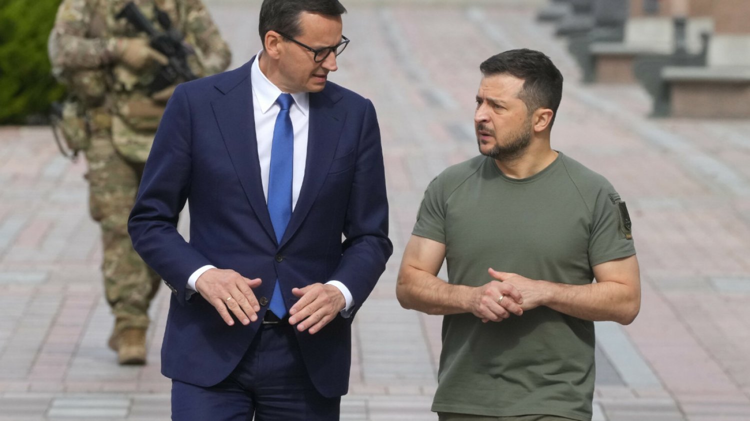 Mateusz Morawiecki spotkał się w Kijowie z Wołodymyrem Zełenskim