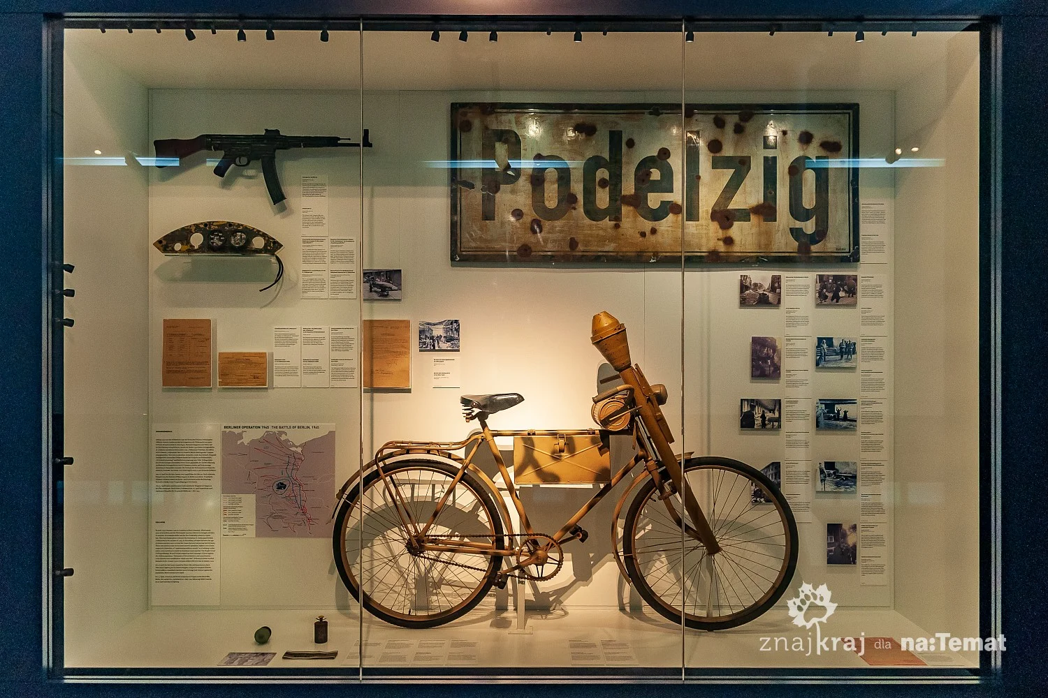Fragment ekspozycji Muzeum Wojskowo-Historycznego Bundeswehry