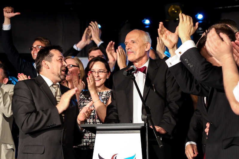 Janusz Korwin-Mikke i jego ekipa już szykują się do szturmu na ministerstwa.