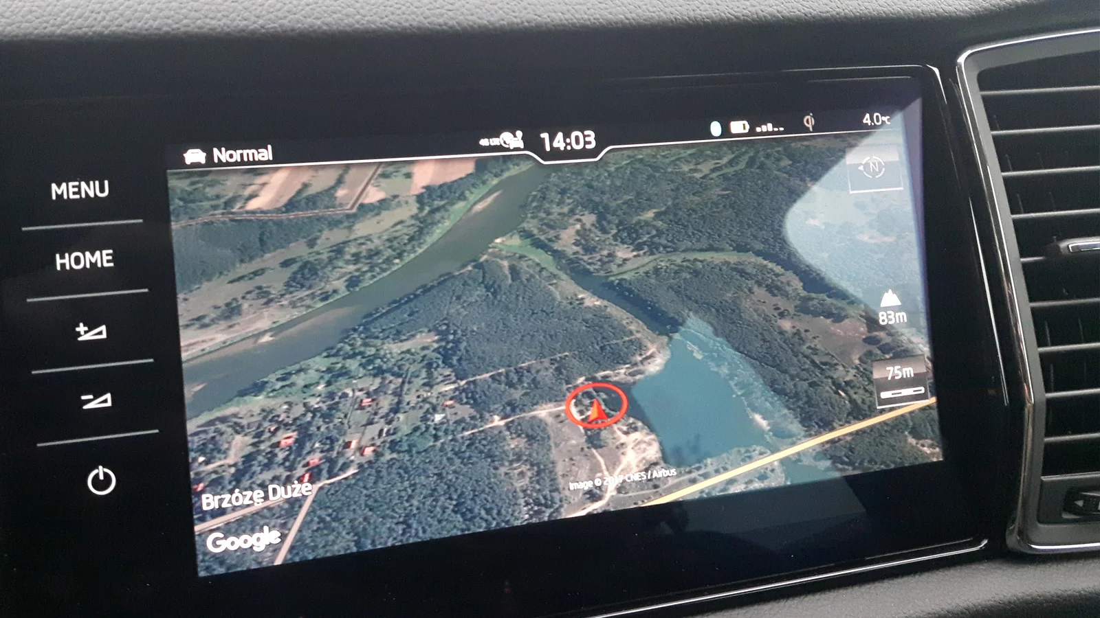 Google Map w samochodzie? Tak, w Kodiaqu to standard.