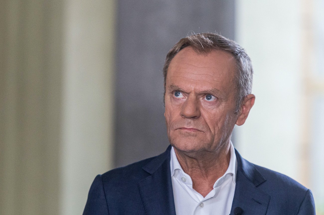 Donald Tusk, przewodniczący Platformy Obywatelskiej.