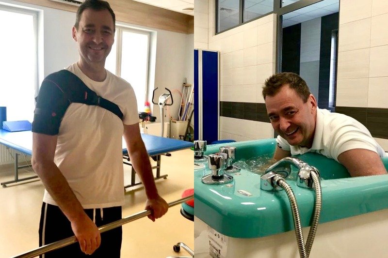 Jacek Rozenek z dnia na dzień jest w coraz lepszej formie.