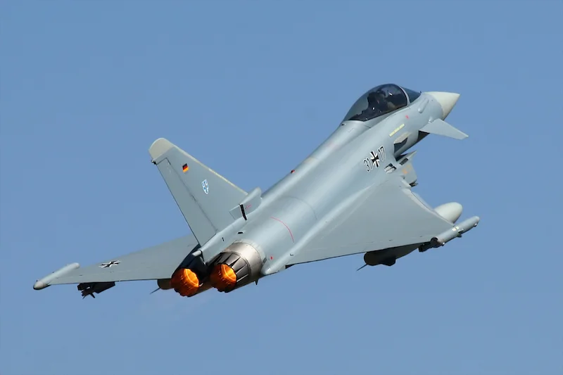 W Niemczech doszło do katastrofy z udziałem myśliwców Luftwaffe – Eurofighter.