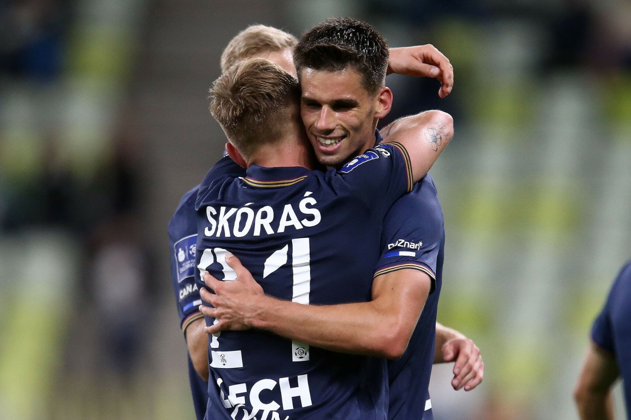 Filip Marchwiński zdobył dwa gole w dwumeczu przeciwko Djurgardens. To były kluczowe trafienia dla Lecha Poznań.