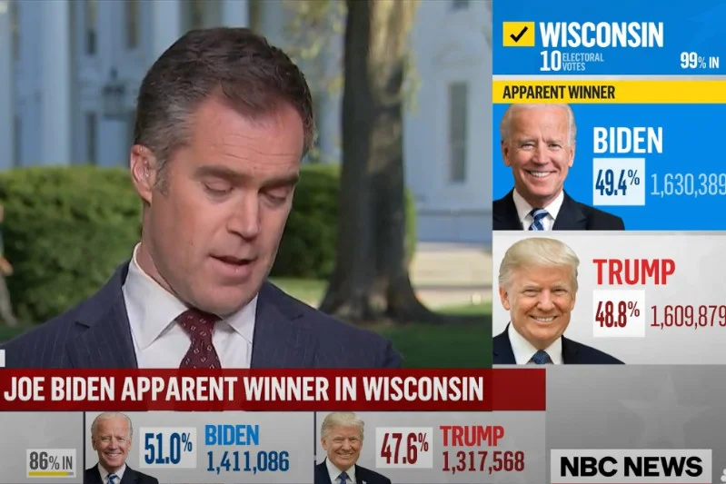 Joe Biden wygrywa w Wisconsin.