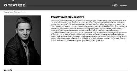 Dyrektor Teatru Muzycznego w Poznaniu Przemysław Kieliszewski