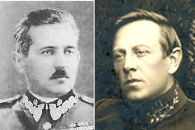 Gen. Bułak-Bałachowicz i Semen Petlura - obaj walczyli po stronie polskiej w wojnie z bolszewikami.