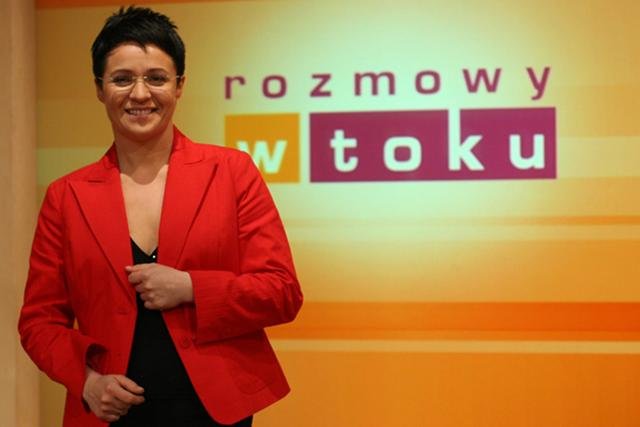 Ewa Drzyzga, prowadząca program "Rozmowy w toku"
