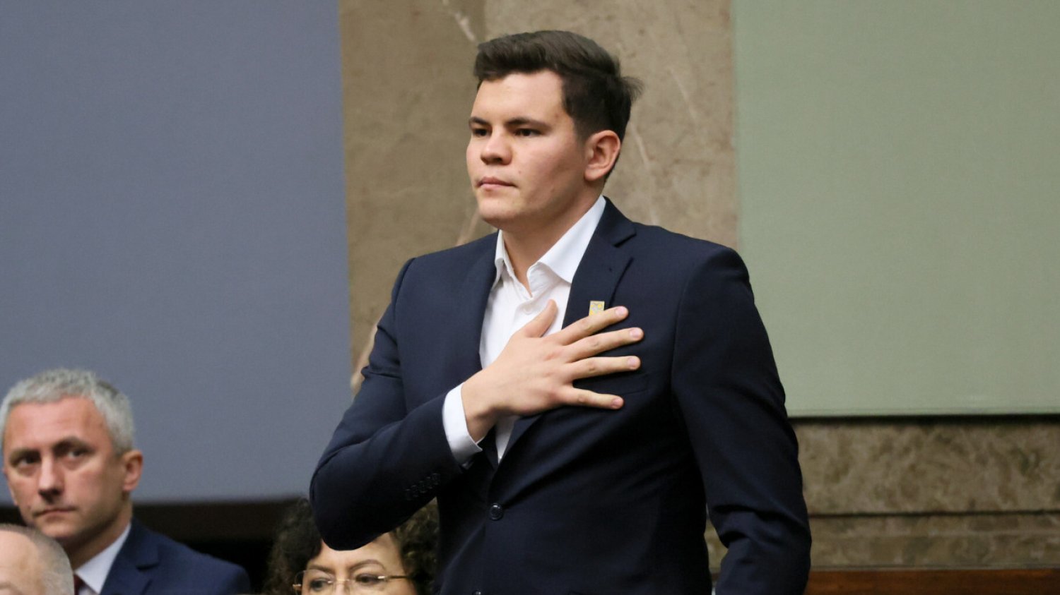 Poseł Trzeciej Drogi Adam Gomoła
