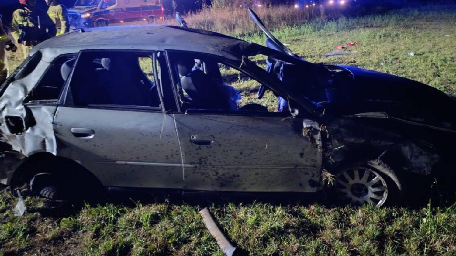 W wypadku zginęła 19-latka w zaawansowanej ciąży. Prokurator ujawnia nam szczegóły przesłuchania Zniszczony pojazd marki Audi