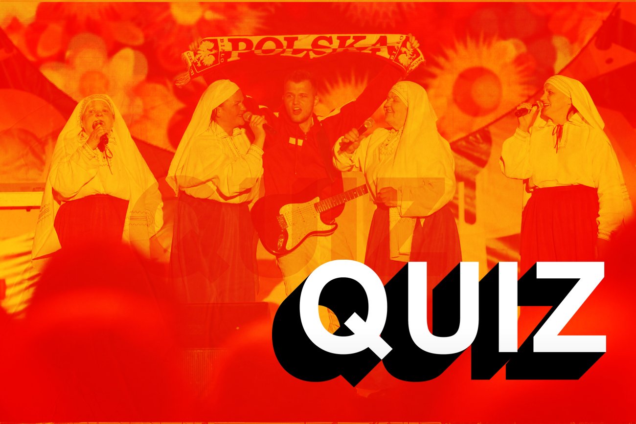 Quiz o piosenkach piłkarskich.