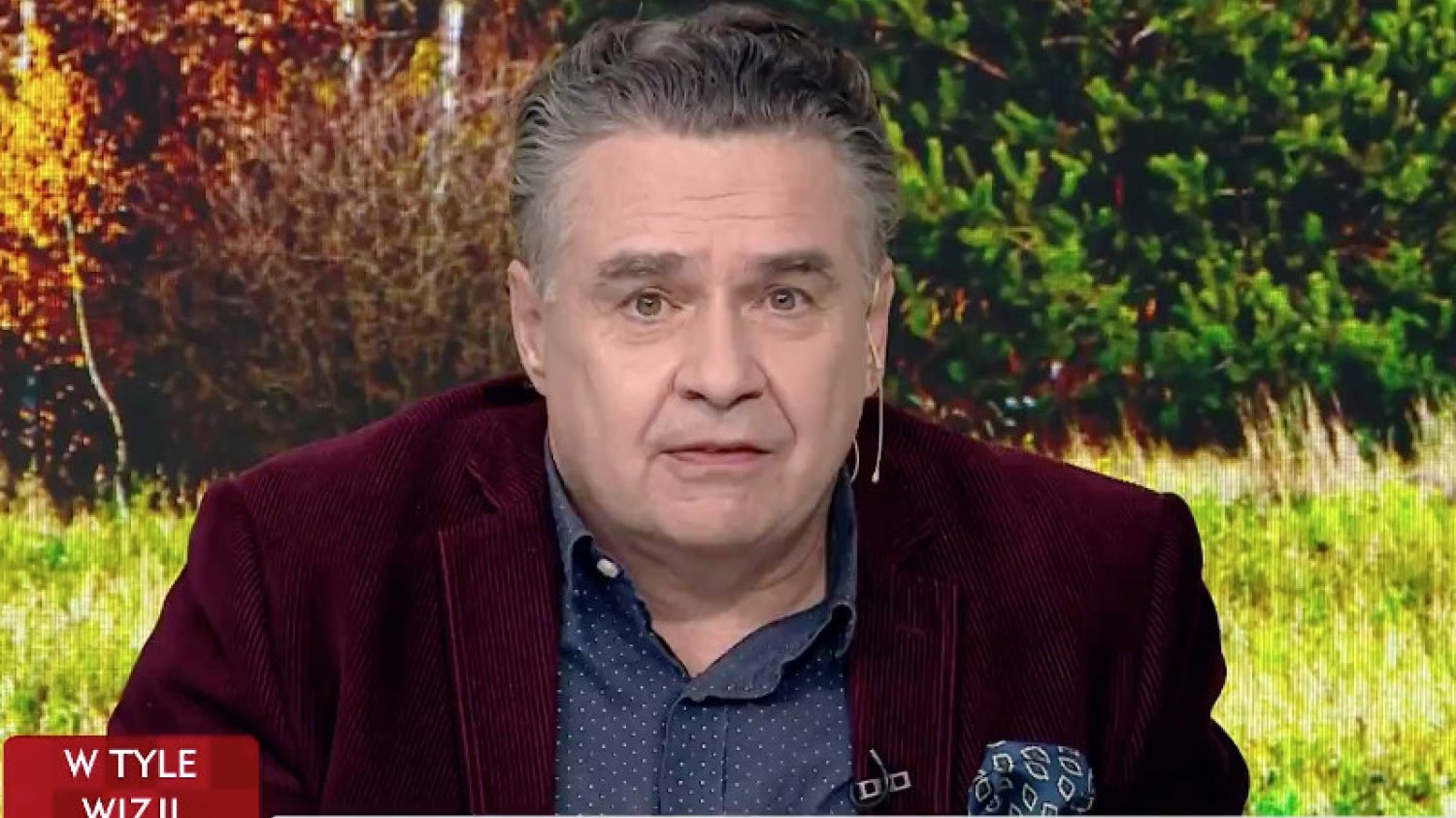 Zbigniew Górniak w programie Michała Rachonia #Jedziemy w TVP Info.